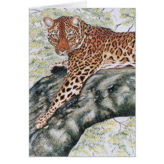 Cartão "Leopardo "