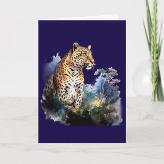 Cartão Leopardo #1