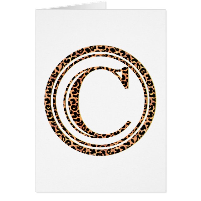 Cartão leopardo C (Frente)