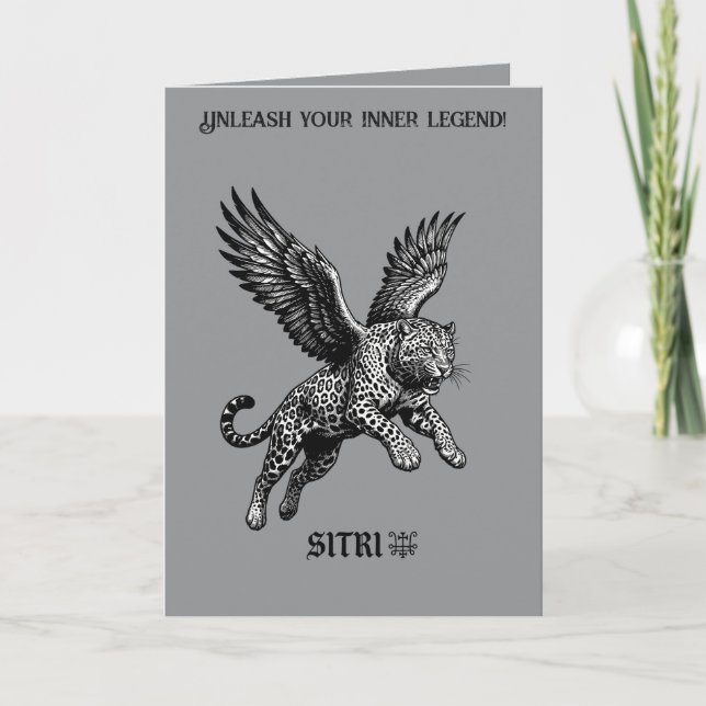 Cartão Leopardo das Lendas Sitri Ascende (Frente)