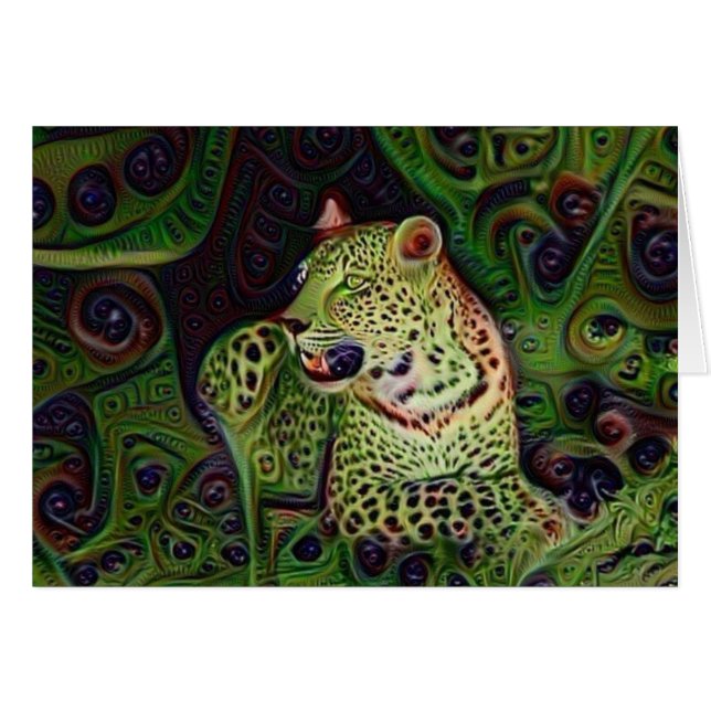 Cartão Leopardo de Wowzer (Frente Horizontal)