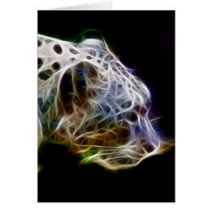 Cartão Lepoard da neve