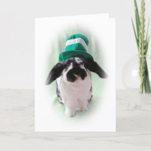 Cartão Leprechaun Bunny Card