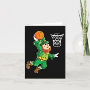 Cartão Leprechaun Bysketbyll Dunk Boys Me