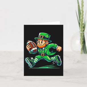 Cartão Leprechaun Futebol Player Boys Me