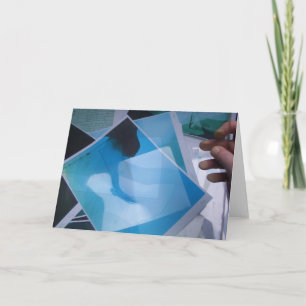 Cartão Les Non-Dessins du Jour 2005-2006 Blue Impressões