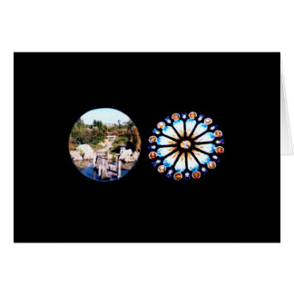 Cartão Leste e ocidental