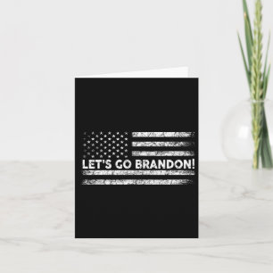 Cartão Let#39;s Go Brandon Joe Biden Chant Impeach Biden