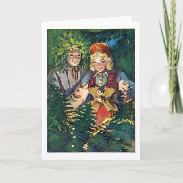 Cartão letão do solstício de verão (Frente)