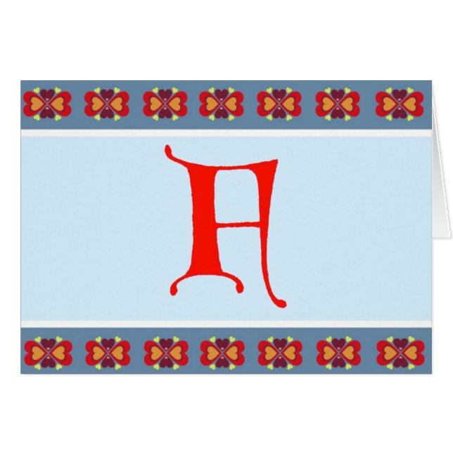 Cartão Letra F (Frente Horizontal)