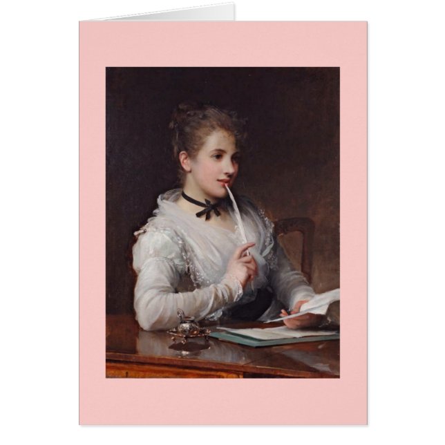 Cartão Letras da escrita (Frente)