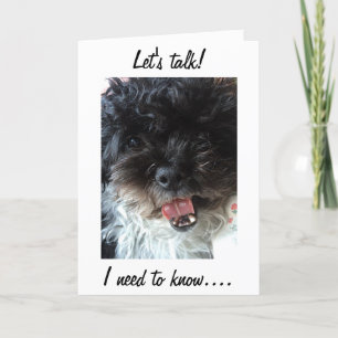 CARTÃO "LET'S TALK TWIN" IS IT REALLY YOUR BIRTHDAY?