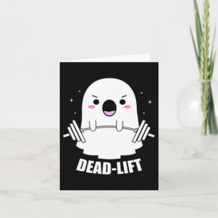 Cartão Levantamento de Fantasma de Halloween1