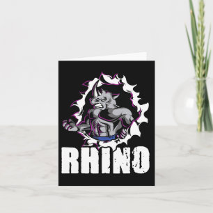 Cartão Levantamento de Peso da Malhação Rhino legal
