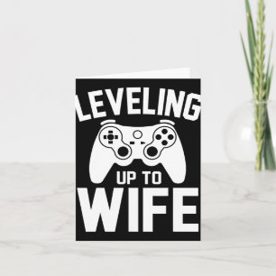 Cartão Levantando Para A Esposa Recentemente Casada Jogo