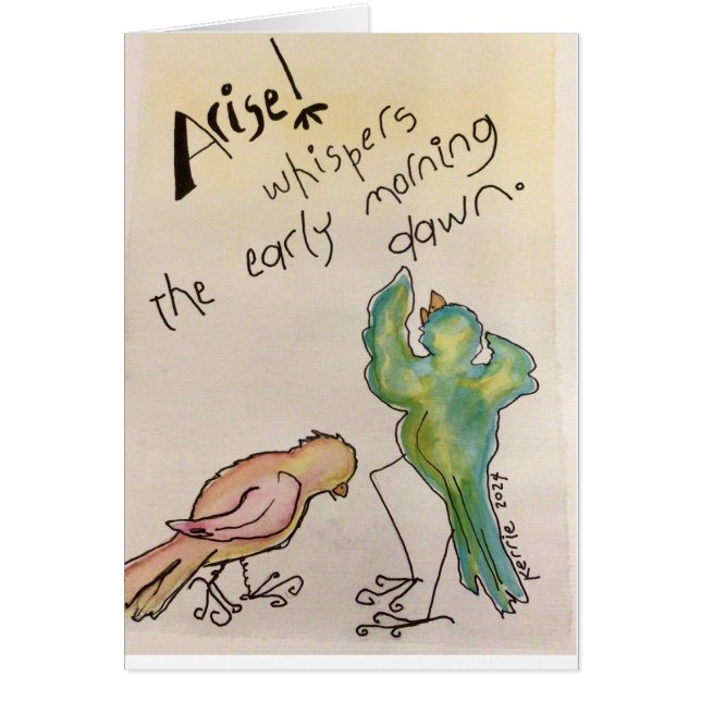 Cartão Levante-se! (Frente)