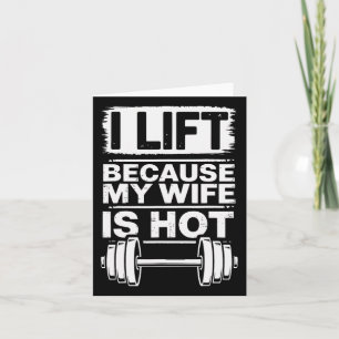 Cartão Levanto Porque Minha Esposa Está Quente 6