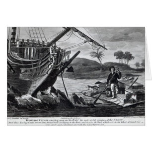 Cartão Levar de Robinson Crusoe