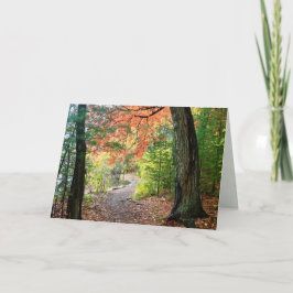 Cartão Leve a cabo um trajeto do amor e da reverência: