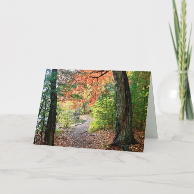 Cartão Leve a cabo um trajeto do amor e da reverência: (Frente)