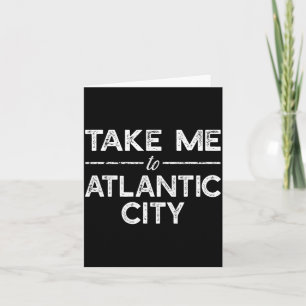Cartão Leve-me para Atlantic City - Divertida Viagem para