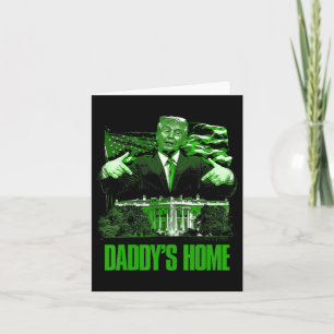 Cartão Leve o Pai Americano Ck para casa Funny Trump Rua 