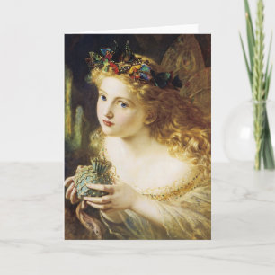 Cartão Leve o rosto justo da mulher