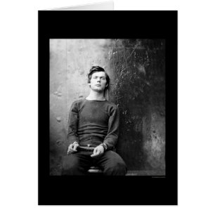 Cartão Lewis Payne, conspirador 1865 de Lincoln