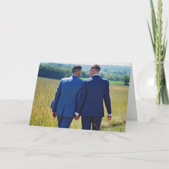 Cartão LGBT em nossa viagem (Frente)