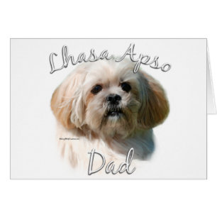 Cartão Lhasa Apso Pai 2