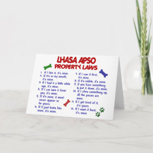 Cartão LHASA APSO Property Laws 2