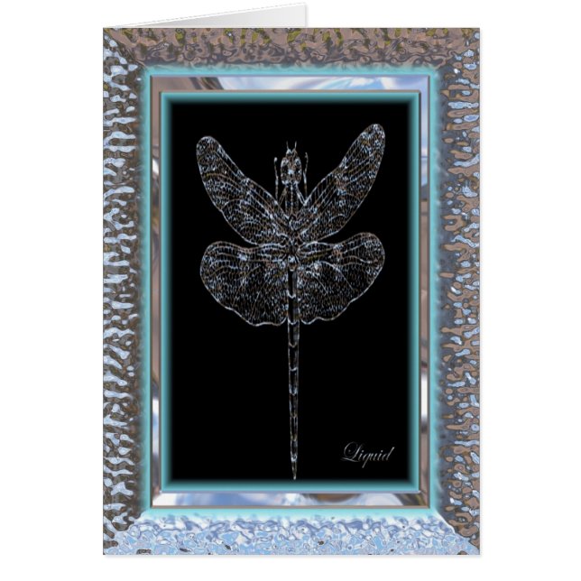 Cartão Libélula de Blindsticka (Frente)