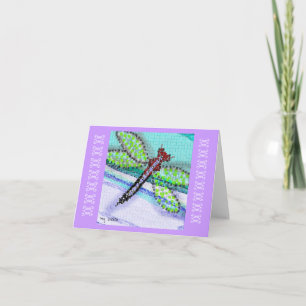 Cartão Libélula Notecard