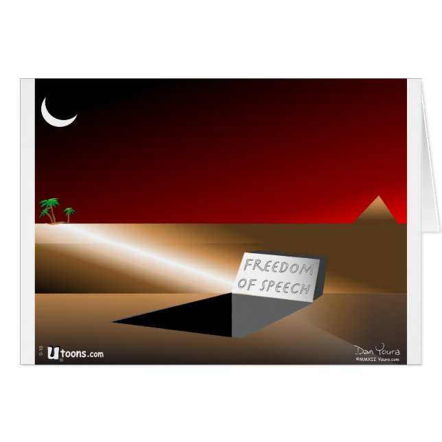 Cartão Liberdade de expressão (Frente Horizontal)