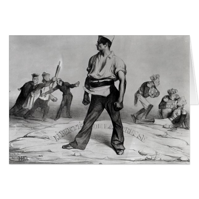 Cartão Liberdade de imprensa (Frente Horizontal)