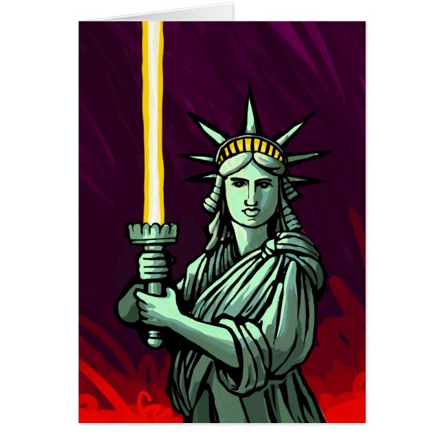 Cartão Liberdade de Lightsaber (Frente)