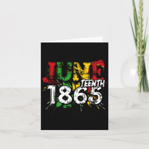 Cartão Liberdade Negra 1865 Black Pride Women