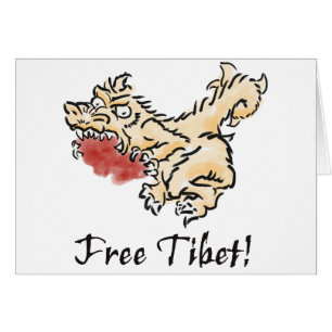 Cartão Liberte o Tibete!