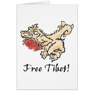 Cartão Liberte o Tibete!