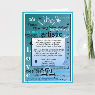 CARTÃO LIBRA BIRTHDAY