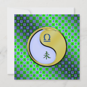 Cartão Libra e Cabra Metálica