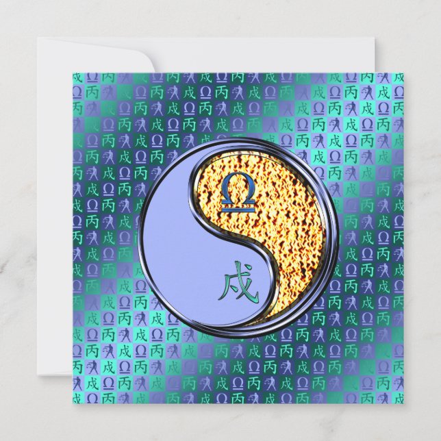 Cartão Libra & Fire Dog (Frente)