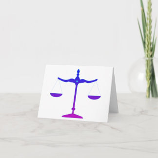 Cartão Libra Scales