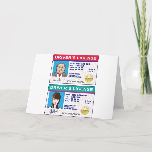 Cartão Licença de motorista (Frente)