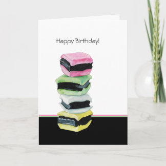 Cartão Licorice Allsorice Birthday Card