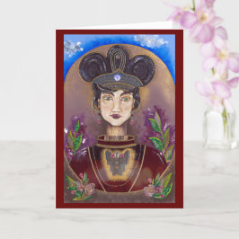 Cartão Líder Forte Chieftess Magnolia Vazio Card