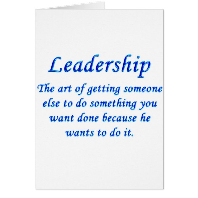 Cartão Liderança (Frente)