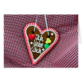 Cartão Liebe Dich de Ich