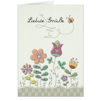 Cartão Liebste Grüße