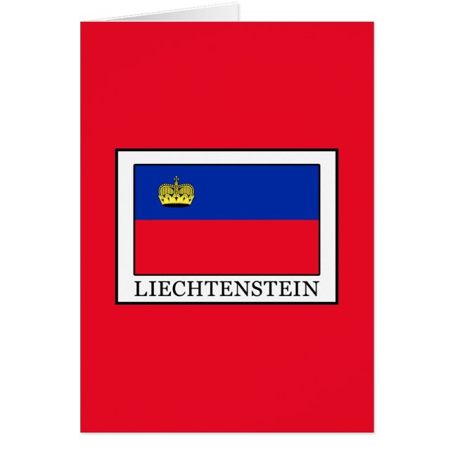 Cartão Liechtenstein (Frente)